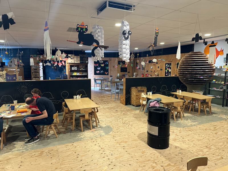 Houtbewerking op Hof van Saksen