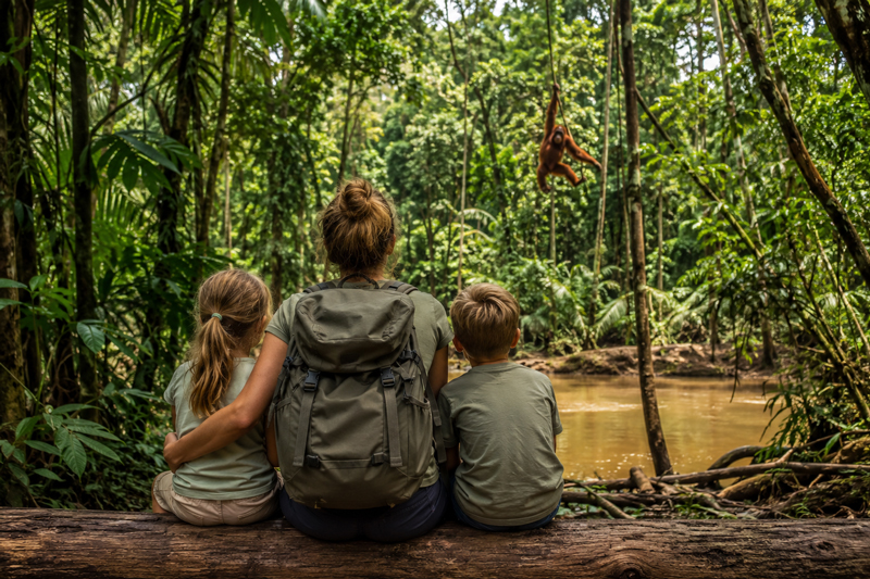 Kindervakantie naar Borneo