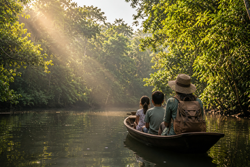 Reizen naar Borneo met kinderen