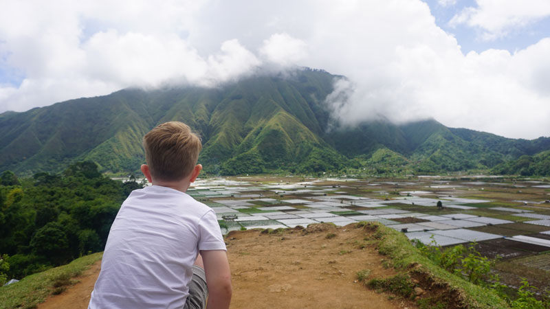 Lombok met kinderen