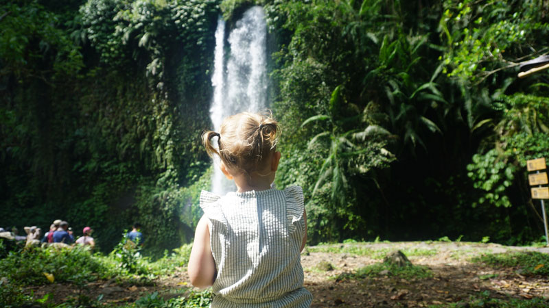 Lombok met kinderen