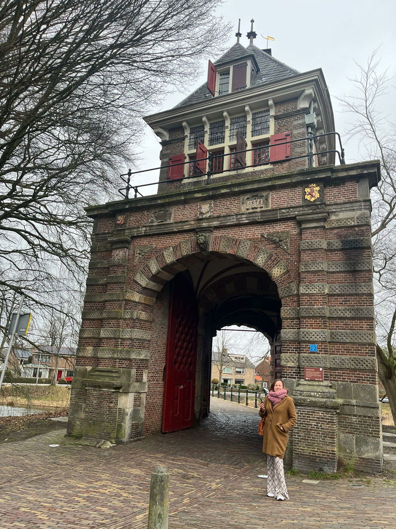 De historische Oosterpoort in Hoorn