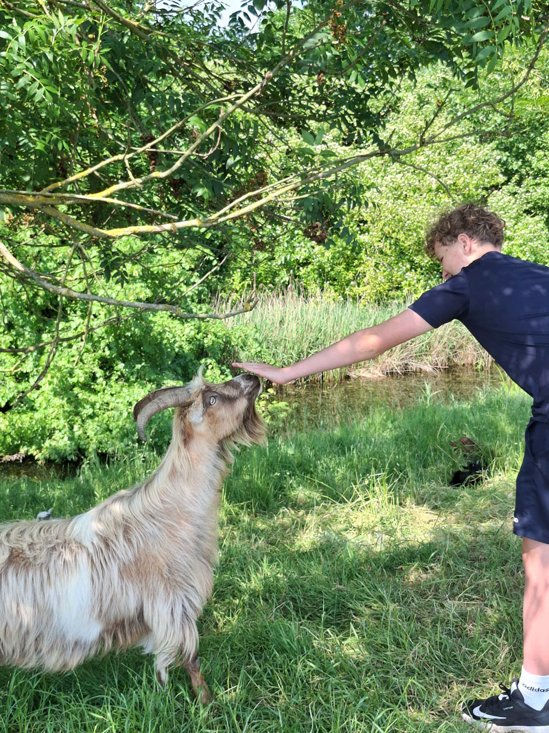 Kinderen bij natuurcentrum MAK Blokweer in Hoorn