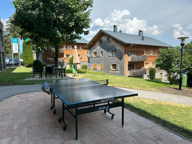 Tafeltennistafel op vakantiepark Landal Brandnertal